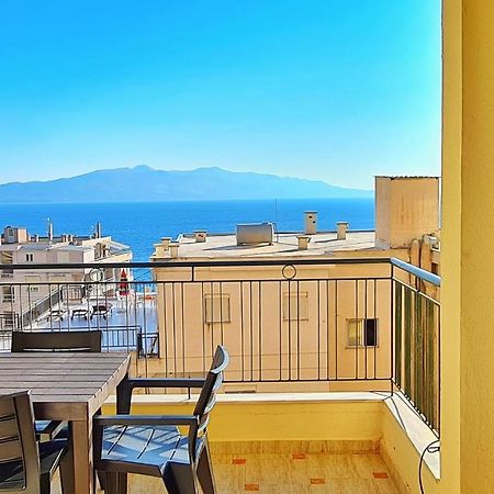 Colorful Sea View Apartment Saranda Zewnętrze zdjęcie